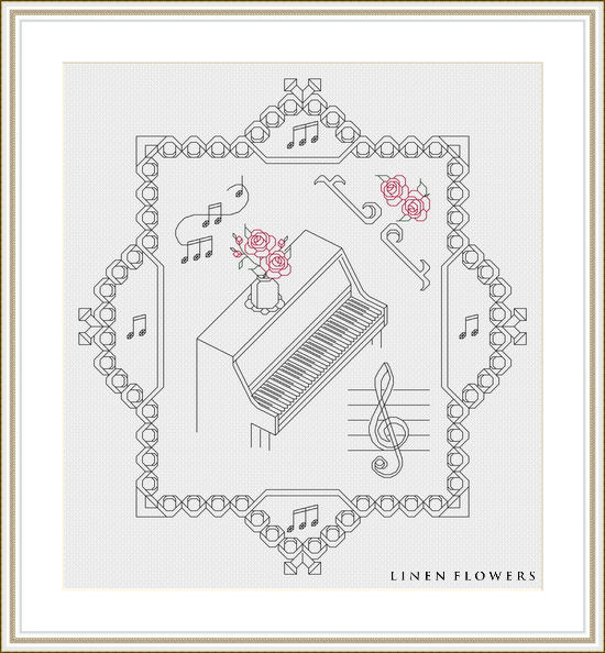 #240 Music, My Love by Linen Flowers