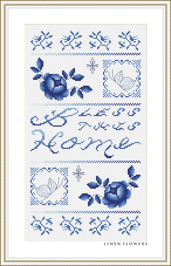 272LF Bless This Home by Linen Flowers